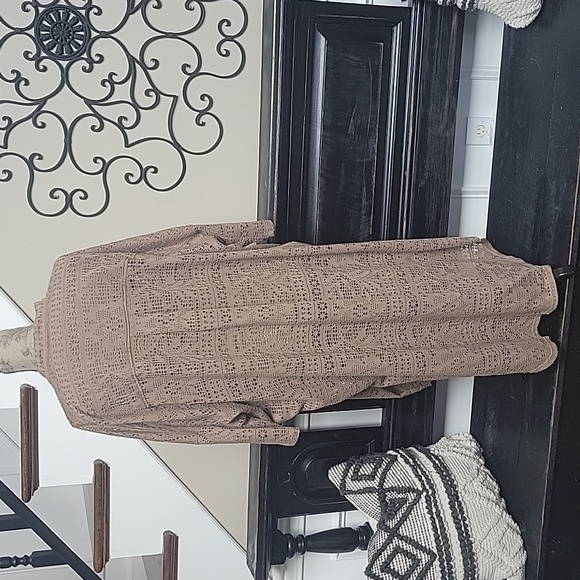 Free People Beach Dolman Dress Cover Up Button Down Oversized M U Hem - Picture 6 of 9